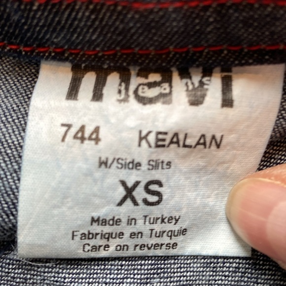 100% cotton long jean skirt - Vintage - Picture 13 of 16